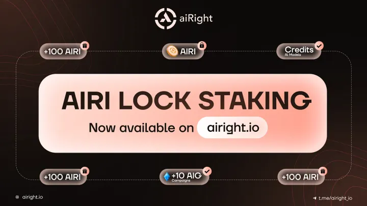 Introducing AIRI Lock Staking by aiRight